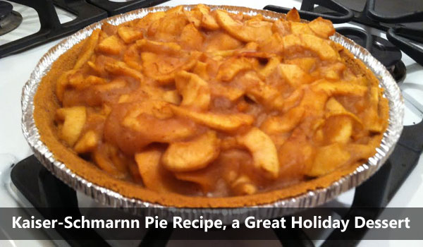 Kaiser-Schmarnn Pie, pie recipe, crunchy moms, holidays, dessert, crunchy, German, family, crunchy mom, apples, recipe, Kaiser-Schmarnn